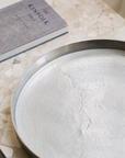Dienblad rond zilver