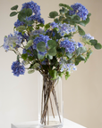 Zijden Hortensia Boeket blauw