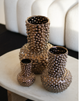 Dots vaas brons blinkend