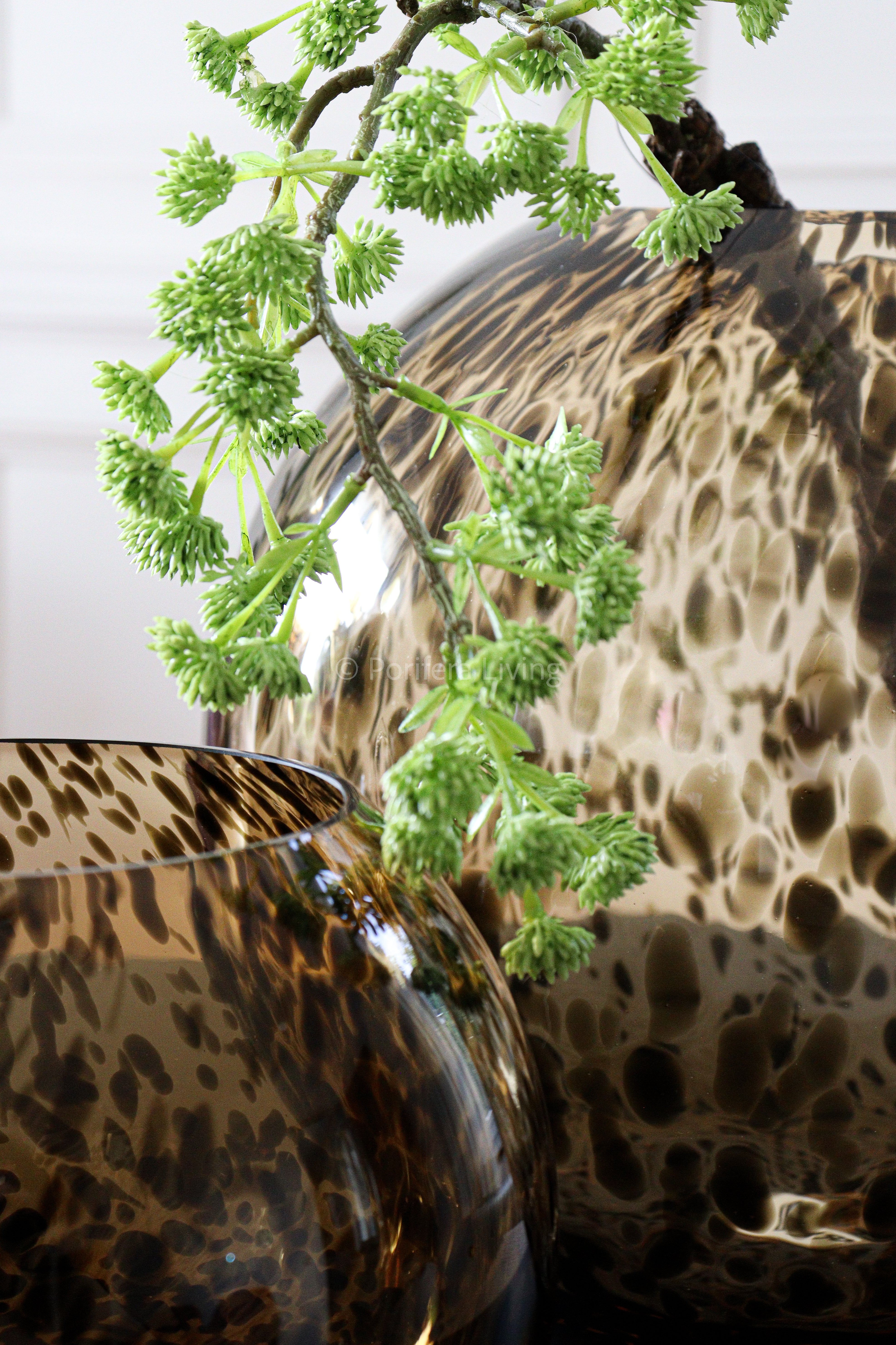 Leopard large zambezi brown vase