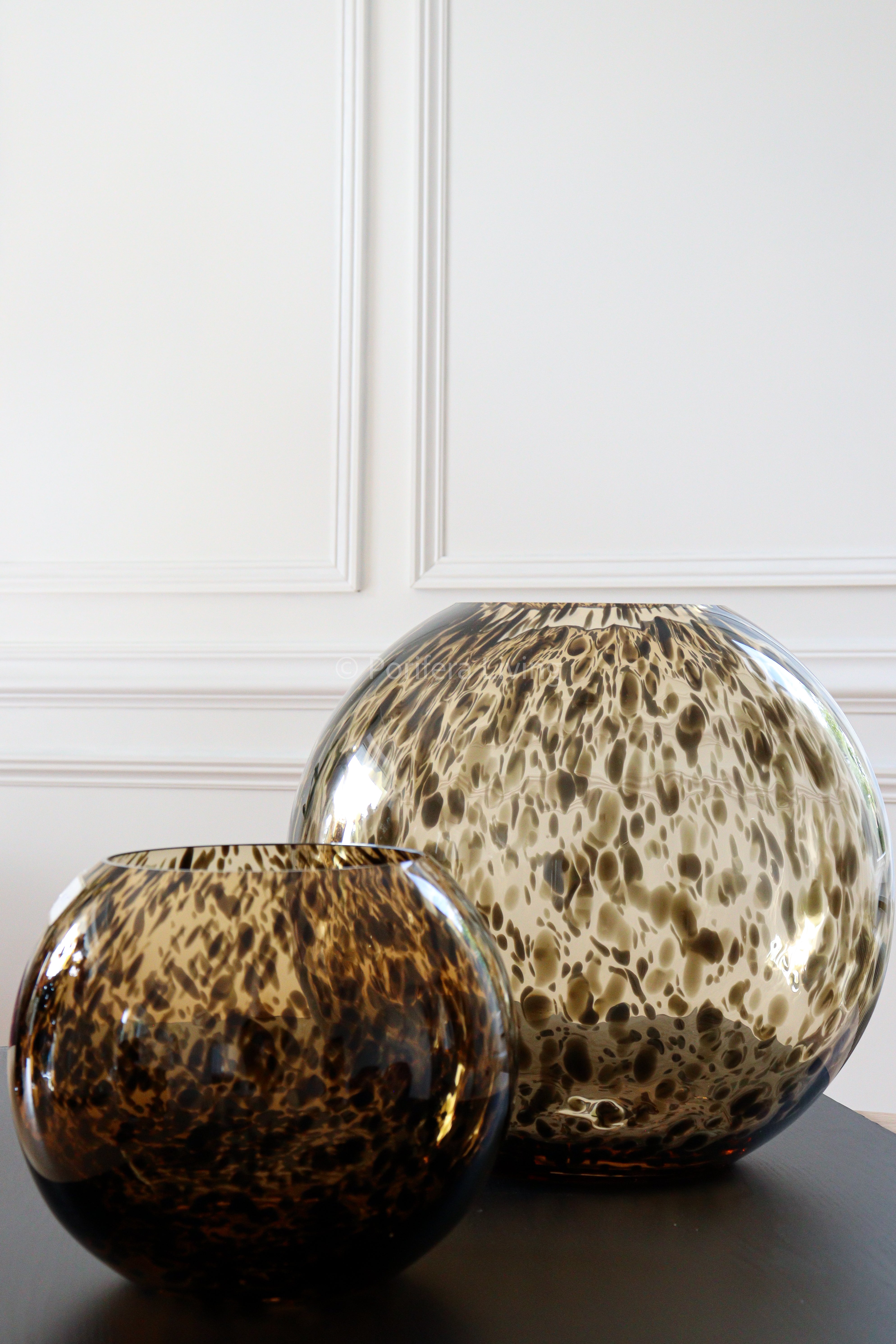 Leopard large zambezi brown vase