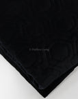 Bed runner glossy black