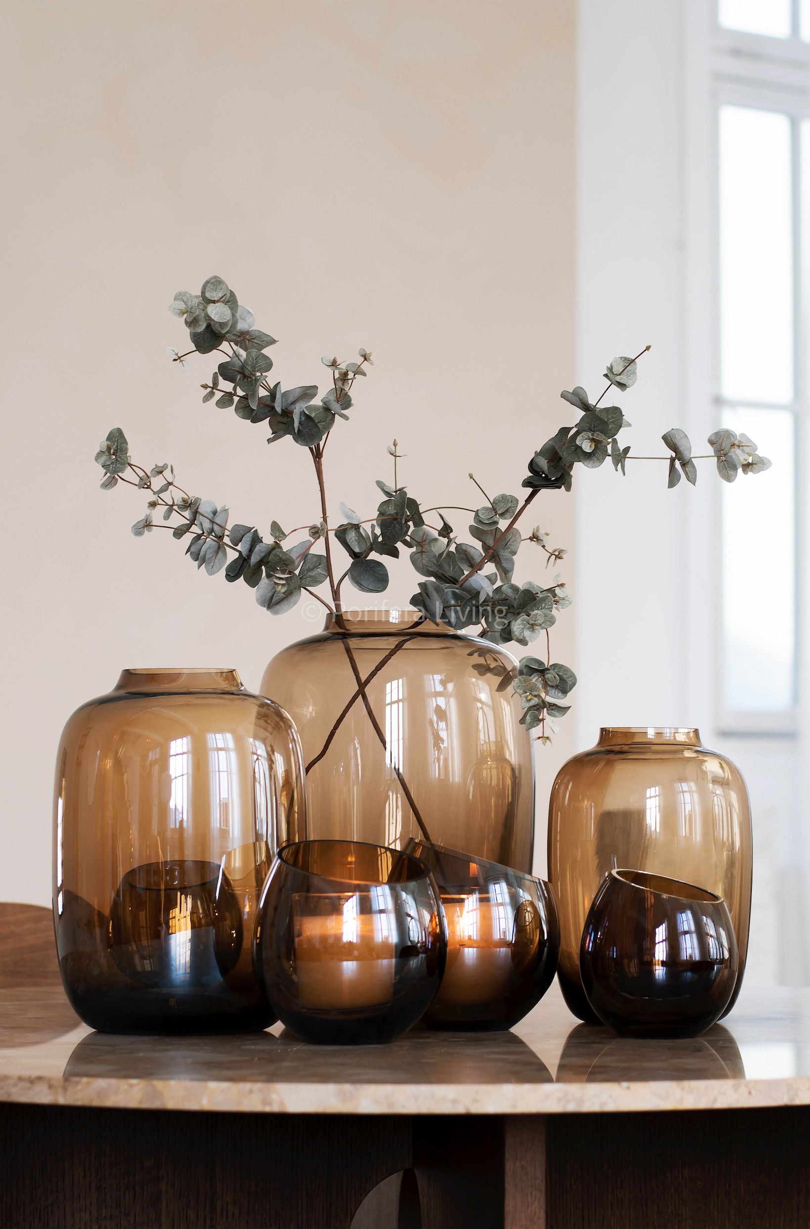 Windlicht Moho smoke