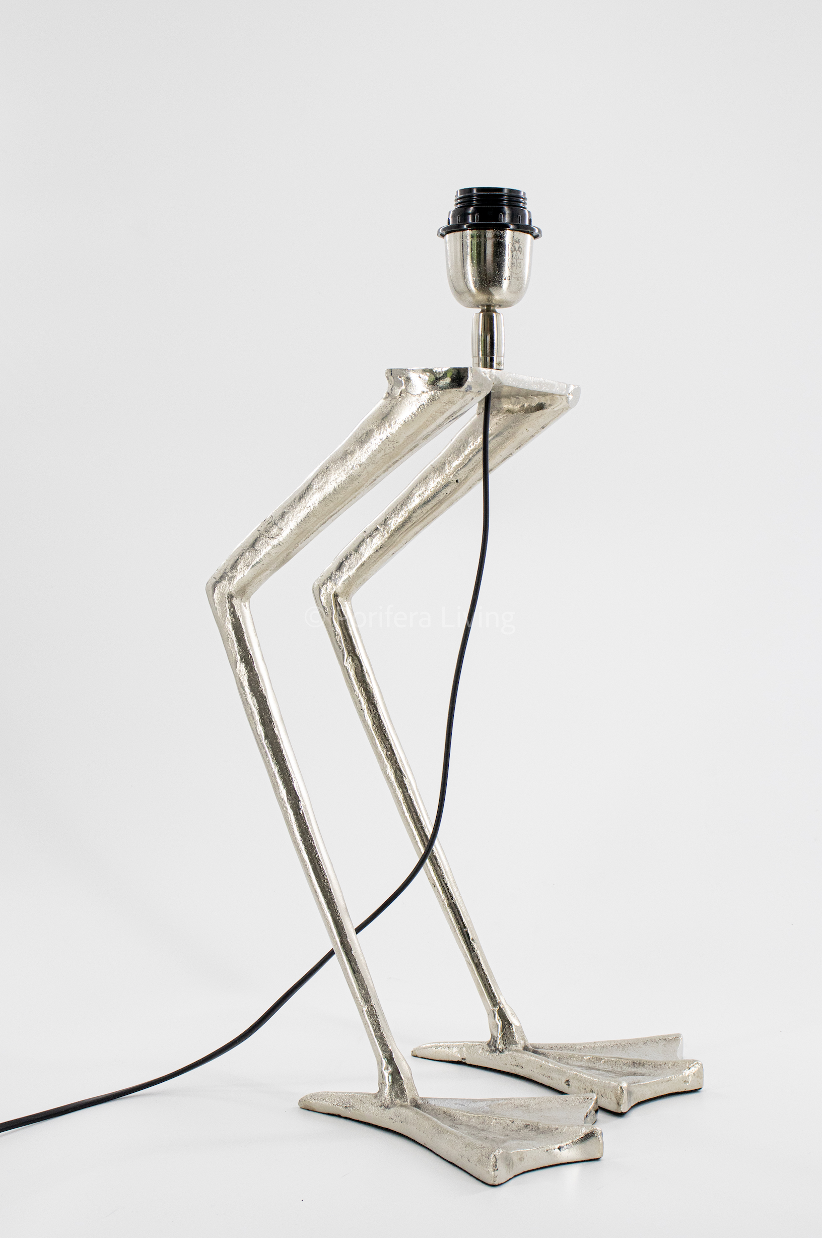 lampenvoet Duck silver