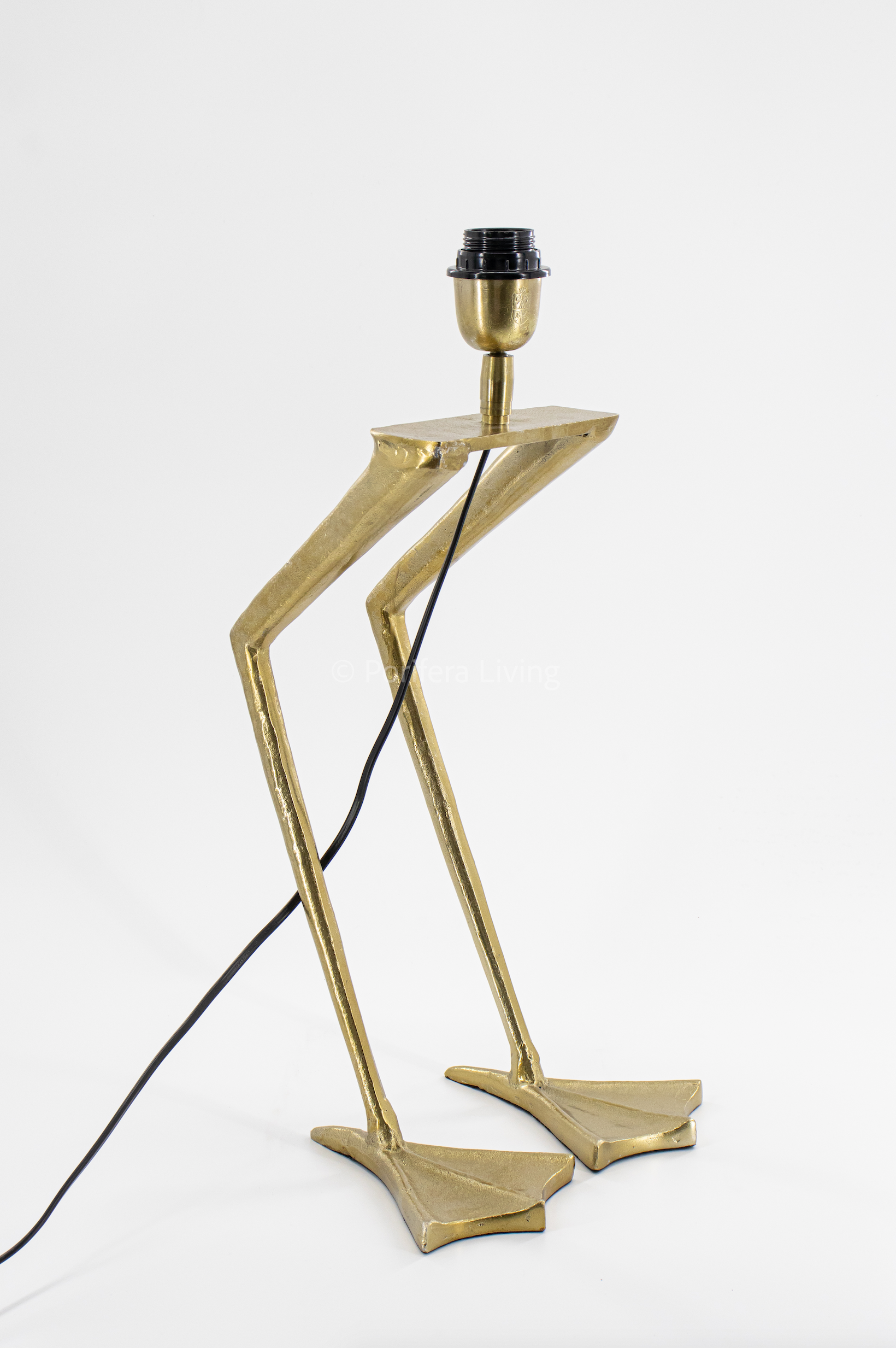 Lampenvoet Duck goud