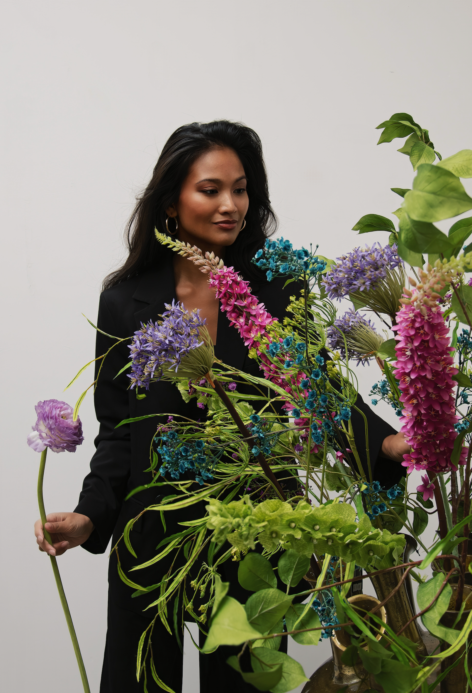 Large boeket by the garden incl. xxl tuitvaas goud