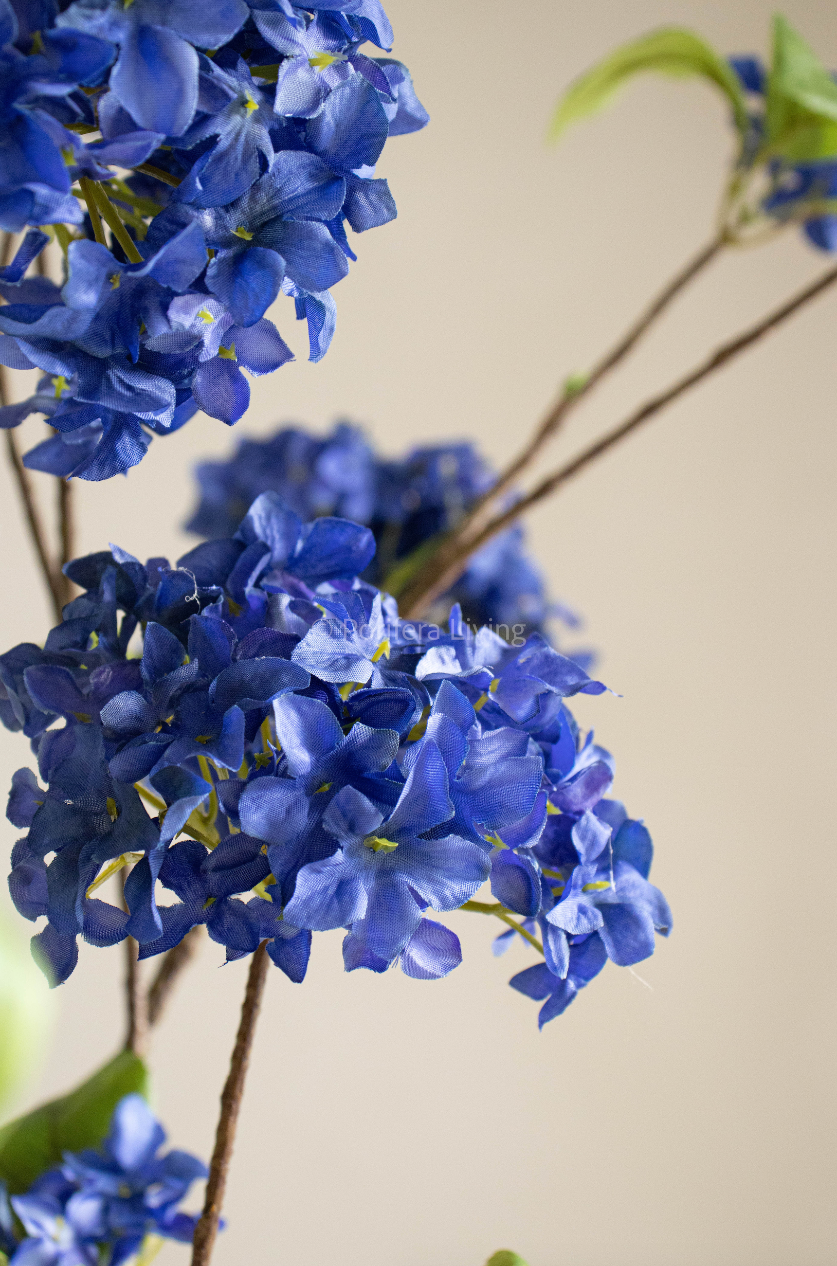 Large Hortensia tak 110 cm donker blauw