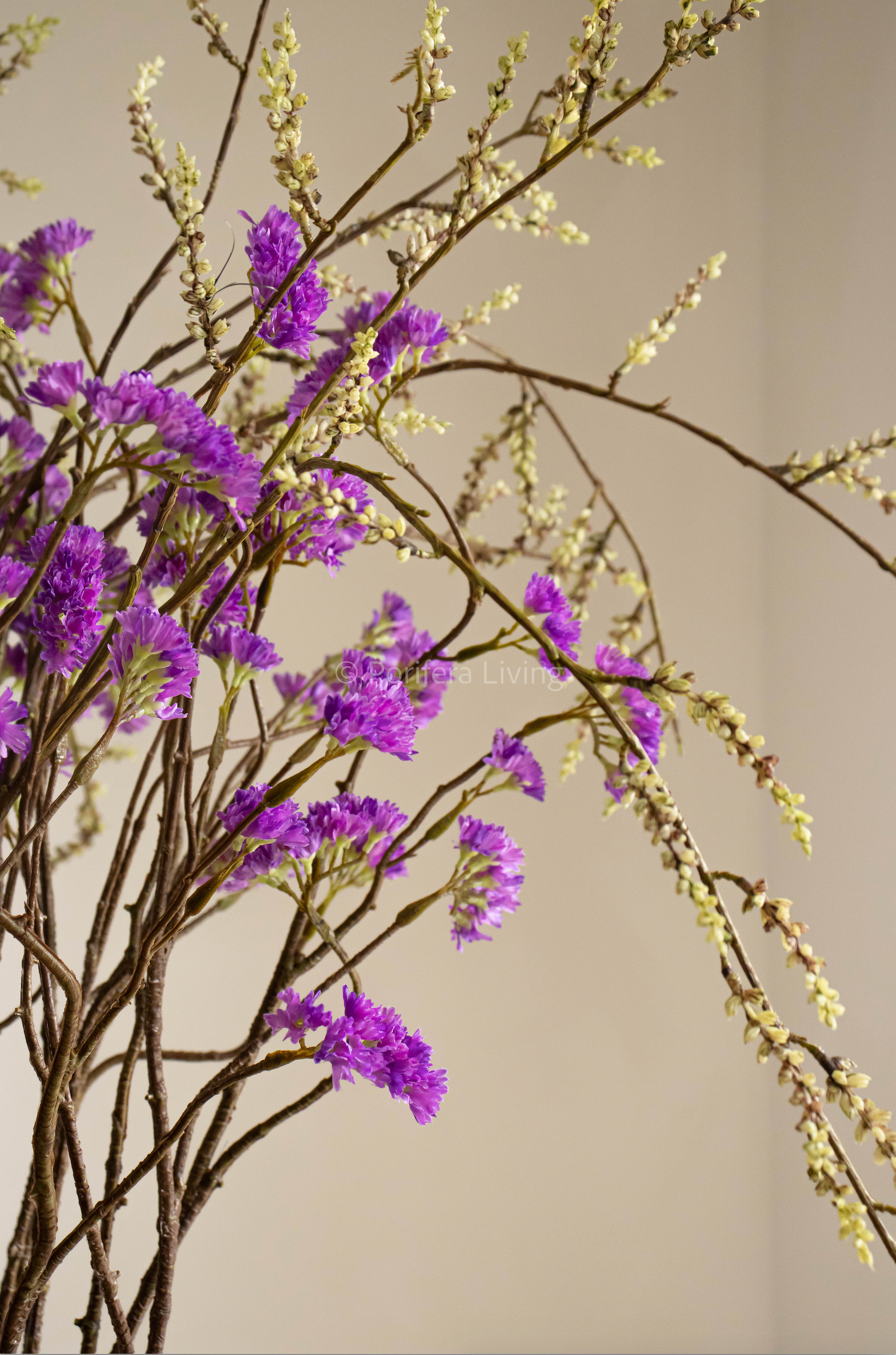 Large boeket limo paars incl.vaas