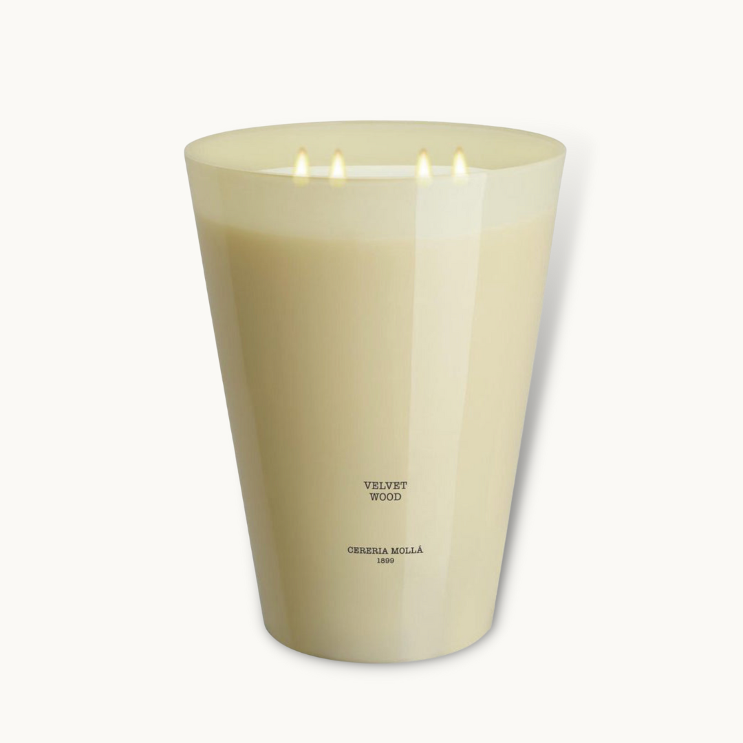 Geurkaars XXL 3,5kg Velvet Wood