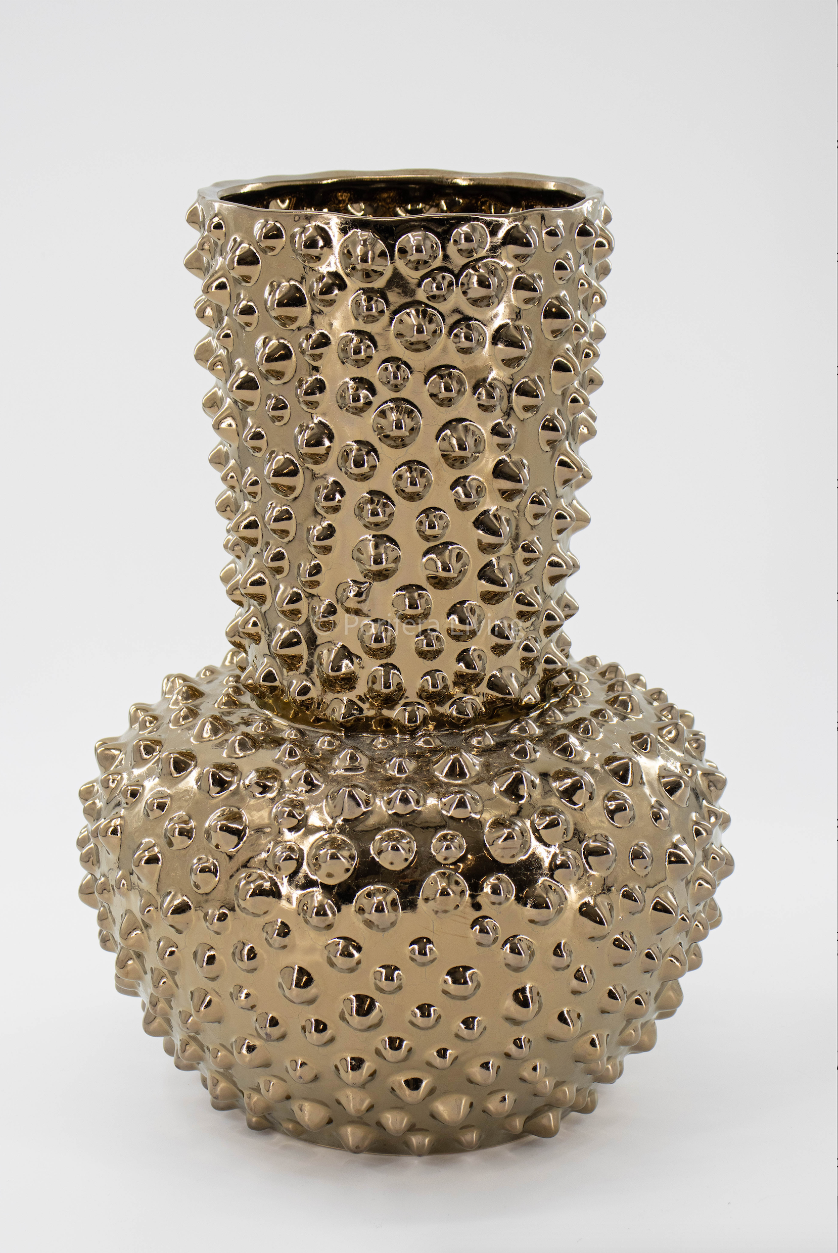 Dots vaas brons blinkend