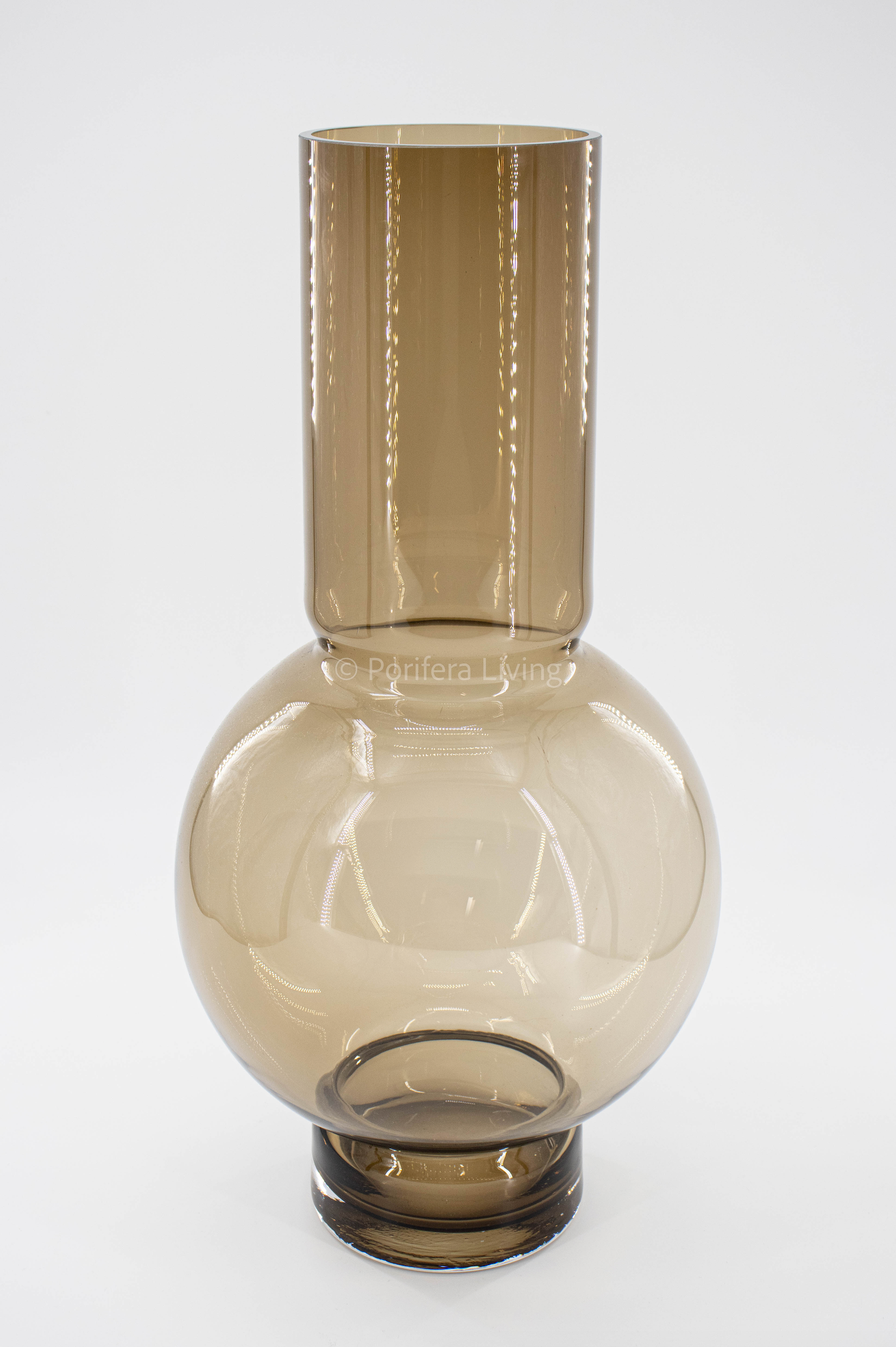 Sado vaas taupe large